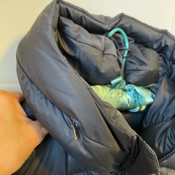 Patagonia size S Black Down Jacket (knee length) - Picture 5 of 10